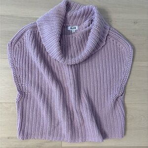 525 America Women's Soft Lilac Cowl Neck Sweater